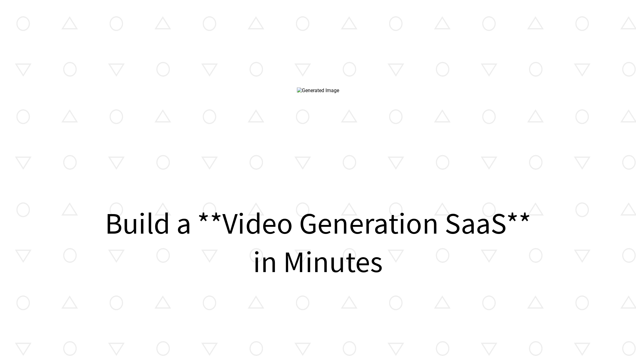 Build a Video Generation SaaS with the Skytells SDK